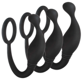 Excellent Power 3 Piece Prostate Plug with Love Ring Default Title Prostate Toys